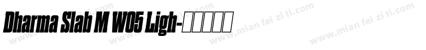 Dharma Slab M W05 Ligh字体转换
